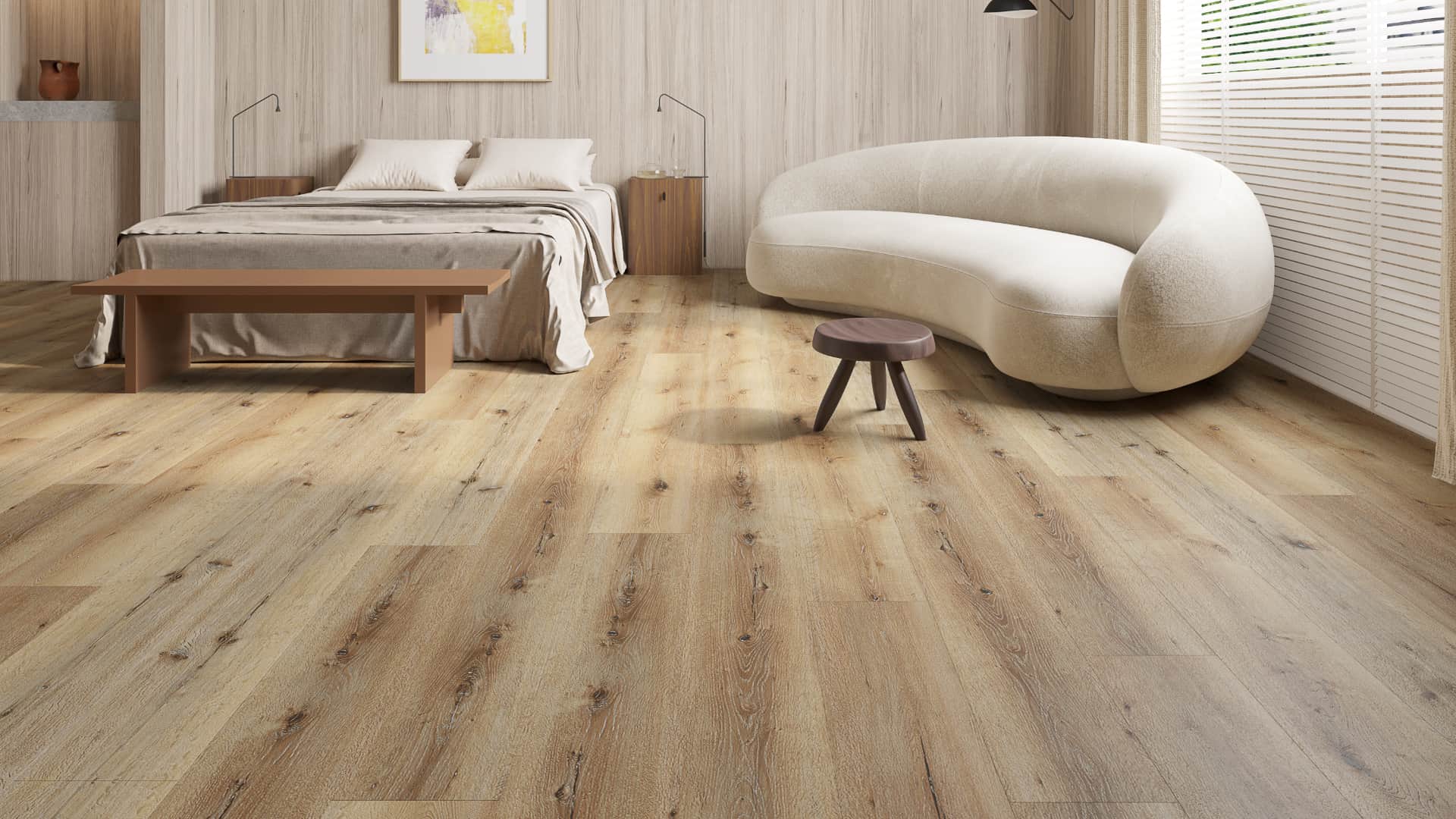 Habitat-Oak-Glue-Down-LVT-Flooring-Bedroom-1